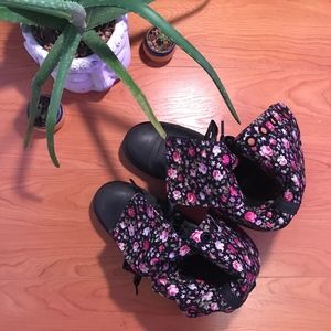 Floral Doc Martens - 2 ways to wear